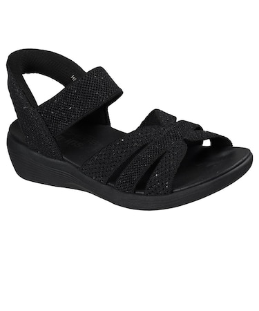 スケッチャーズ(SKECHERS)ストラップサンダル SLIP-INS ARYA-SPARKLING PRAISE ブラック 119842-BBK