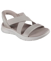 スケッチャーズ(SKECHERS)ストラップサンダル SLIP-INS ゴーウォーク フレックス サンダル - グリマー ベージュ 141489-TPE