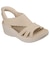 スケッチャーズ（SKECHERS）ストラップサンダル SLIP-INSパラレル ライト - サマー インバイト オフホワイト 120012-NAT