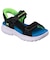 スケッチャーズ（SKECHERS）ジュニアストラップサンダル ボーイズ SLIP-INS レーザースプラッシュ ブラック ライム 407014L-BBLM