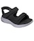 スケッチャーズ（SKECHERS）サンダル SLIP-INS コンツアーフォームサンダル ブラック ホワイト 232799-BLK