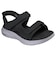 スケッチャーズ（SKECHERS）サンダル SLIP-INS コンツアーフォームサンダル ブラック ホワイト 232799-BLK