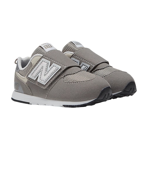 ニューバランス（new balance）キッズ スニーカー ボーイズ スポーツシューズ 574 フックアンドループ グレー NW574GRW