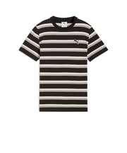 プーマ（PUMA）キッズ ESS エレベーテッド ストライプド 半袖 Tシャツ 694234 01 BLK