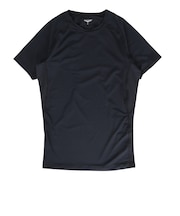 デュアリグ(DUARIG)接触冷感 ひんやりドライ プラス クール クルーネック半袖シャツ 6S0004-AHET-786ES BLK