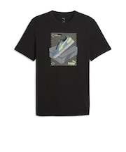 プーマ(PUMA)グラフィック スニーカー 半袖Tシャツ 694087 01 BLK