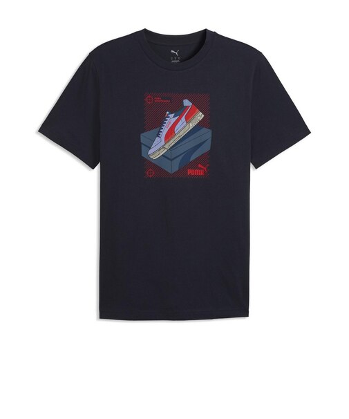 プーマ(PUMA)グラフィック スニーカー 半袖Tシャツ 694087 16 NVY
