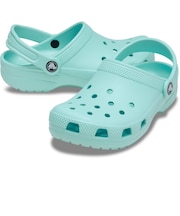クロックス(crocs)サンダル クラシック クロッグ キッズ アクアマリン ライトブルー 206991-4PD