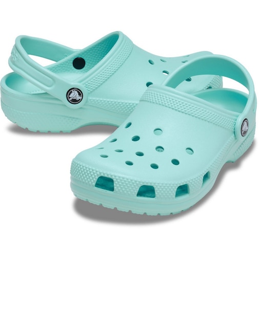 クロックス(crocs)サンダル クラシック クロッグ キッズ アクアマリン ライトブルー 206991-4PD