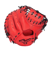 ミズノ(MIZUNO)軟式用グラブ 捕手用 野球グローブ 一般 NB ウィルドライブ レッド 1AJCR34600 7009