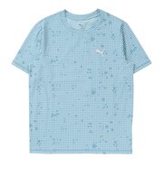プーマ(PUMA)接触冷感 ひんやりCOOL CELL AOP 半袖Tシャツ 529714 46 LBLU