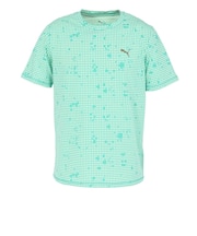プーマ(PUMA)接触冷感 ひんやりCOOL CELL AOP 半袖Tシャツ 529714 86 FGRN