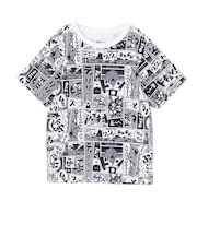 チャムス(CHUMS)キッズパターンドTシャツ CH21-1376-Z404