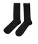 デュアリグ（DUARIG）靴下 平編み COOL クルー丈ソックス 2足組 黒 25-27cm 6S0129-WASK-894GSA BLK ドライ メッシュ…