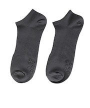 デュアリグ(DUARIG)平編み ANTI SLIP スニーカーソックス 2足組 25~27cm 6S0041-WASK-894GSA GRY
