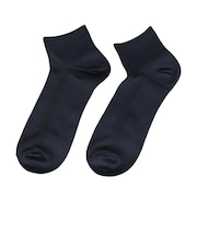 デュアリグ(DUARIG)平編み COOL ハーフソックス 2足組 25~27cm 6S0124-WASK-894GSA NVY
