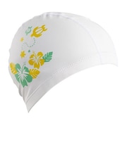 スワンズ(SWANS)スイミングキャップ 水泳 シリコーンラミネートキャップ 白 SA-70HAW26 W 2WAYキャップ スイムキャップ