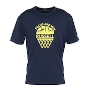 ラッセル(RUSSELL)バスケットボールウェア HOOP 半袖Tシャツ RBB26S0003 NVY
