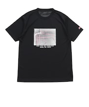 ラッセル（RUSSELL）バスケットボールウェア DRAWING COURT 半袖Tシャツ RBB26S0004 BLK