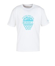 ラッセル(RUSSELL)バスケットボールウェア HOOP 半袖Tシャツ RBB26S0003 WHT