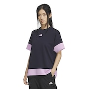 アディダス(adidas)MUSTHAVES ルーズフィット カラーブロック 半袖Tシャツ TJ079-KF9201