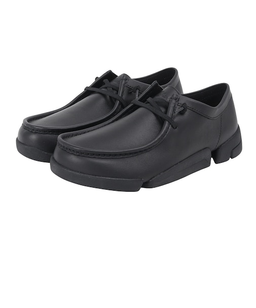 クラークス（Clarks）カジュアルシューズ トライジェニック 2 ロー ブラック 26187356 タウン シューズ モカシン