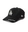 ニューエラ（NEW ERA）キャップ 9TWENTY MLB バイザーロゴ ダメージ ロサンゼルス・ドジャース ブラック 14745079