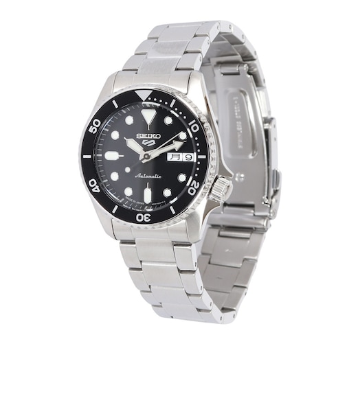 セイコー（SEIKO）時計 5スポーツ SKXシリーズ Sports Style 自動巻き 38mm ブラック ステンレスバンド 10気圧防水 腕時計 SBS…