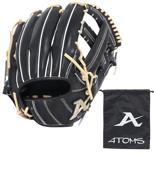 アトムズ（ATOMS）軟式用グラブ 内野手 野球グローブ 一般 ANX-021X26FW