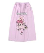 スイムタオル 水泳 タオル ESTHER BUNNY 紫 80cm丈 216844-26PPL