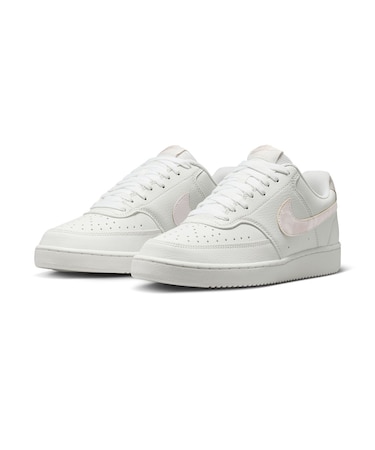 ナイキ（NIKE）スニーカー スポーツシューズ コート ビジョン ロー ホワイト ピンク SE II6563-101