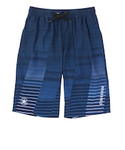 コンバース(CONVERSE)ジュニア 水着 ボーダーグラデーション サーフパンツ 765452-26NVY