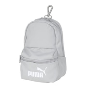プーマ(PUMA)ポーチ フェイズ ミニ バックパック グレー 2L 05436507 マルチポーチ パックパックチャーム カラビナ付き