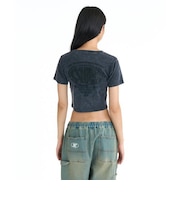 ディーシーシューズ(DC SHOES)HIDDEN ショート 半袖Tシャツ 26SPLST261314BKS