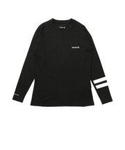 ハーレー(HURLEY)ラッシュガード PHANTOM ポリプロピレン ラッシュ コンプレッション 長袖 MSRG26108P-BLK