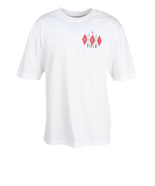 バスケットボールウェア JNC ダイナー GFX クルーネック 半袖 Tシャツ ホワイト IF3161-100