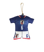 日本サッカー協会(JFA)ユニフォーム型クッションキーホルダー SAMURAI BLUE STADIUM LINE 遠藤 航 JO-539-6