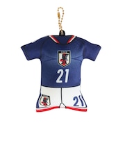 日本サッカー協会(JFA)ユニフォーム型クッションキーホルダー SAMURAI BLUE STADIUM LINE 佐野 海舟 JO-539-21