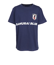 日本サッカー協会(JFA)キッズ 半袖 ベーシックTシャツ サムライブルー STADIUM LINE JO-660-KIDS