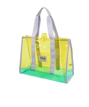 フィラ(FILA)スイムバッグ 水泳 ツートン ビニール バッグ 11L 黄×緑 326821-YL