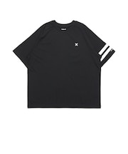 ハーレー(HURLEY)ラッシュガード 半袖 ファントム アイコン ブロックパーティ オーバーサイズ Tシャツ MUSS251023-BLK