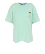 ゴースローキャラバン(GOSLOWCARAVAN)RAY綿 猫と麦酒 半袖Tシャツ 麦酒風呂 362617 MNT