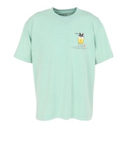 ゴースローキャラバン(GOSLOWCARAVAN)RAY綿 猫と麦酒 半袖Tシャツ 麦酒風呂 362617 MNT
