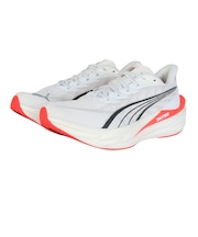 プーマ（PUMA）ランニングシューズ ジョギングシューズ ディヴィエイト ニトロ 4 ホワイト レッド  31212326
