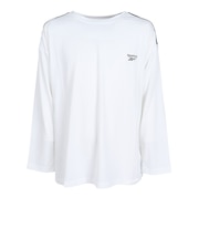 リーボック(REEBOK)ジュニア 冷感クロスメッシュ 長袖ラッシュガード 126226 WT