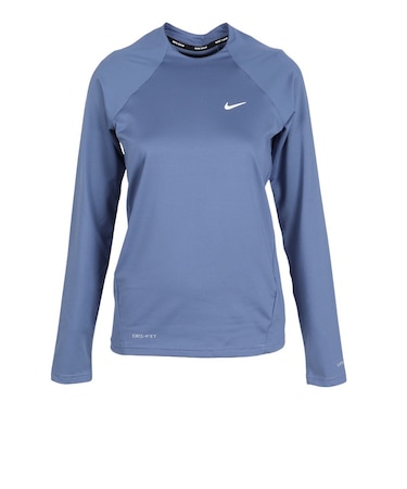 ナイキ（NIKE）ラッシュガード エッセンシャル ソリッド ロングスリーブ 長袖 ハイドロガード NESSA386-N097