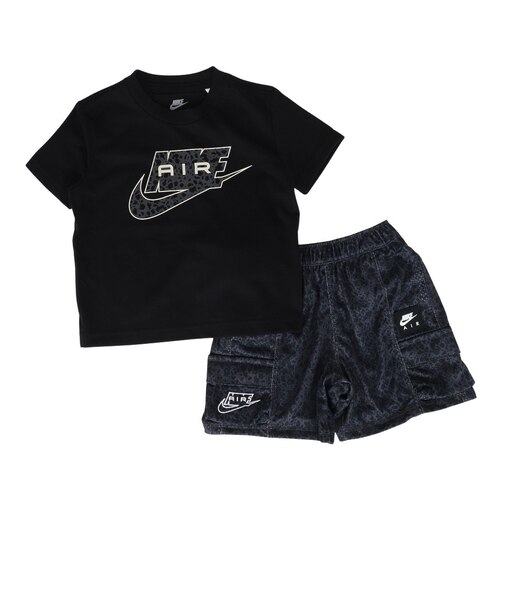 ナイキ（NIKE）ジュニア セットアップ AIR AOP CARGO SHORT 上下セット 76P001-693