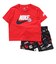 ナイキ（NIKE）ジュニア セットアップ ITZ AOP SHORT 上下セット 76N945-023