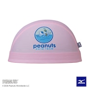 ミズノ(MIZUNO)スイミングキャップ 水泳 PEANUTS メッシュキャップ ピンク M-Lサイズ N2JWD33164 スイムキャップ スヌーピー
