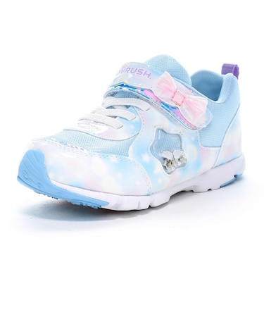 ムーンスター（MoonStar）ジュニア ベルクロ スニーカー モヤキッズ サックス LV1274 12241669 カジュアルシューズ